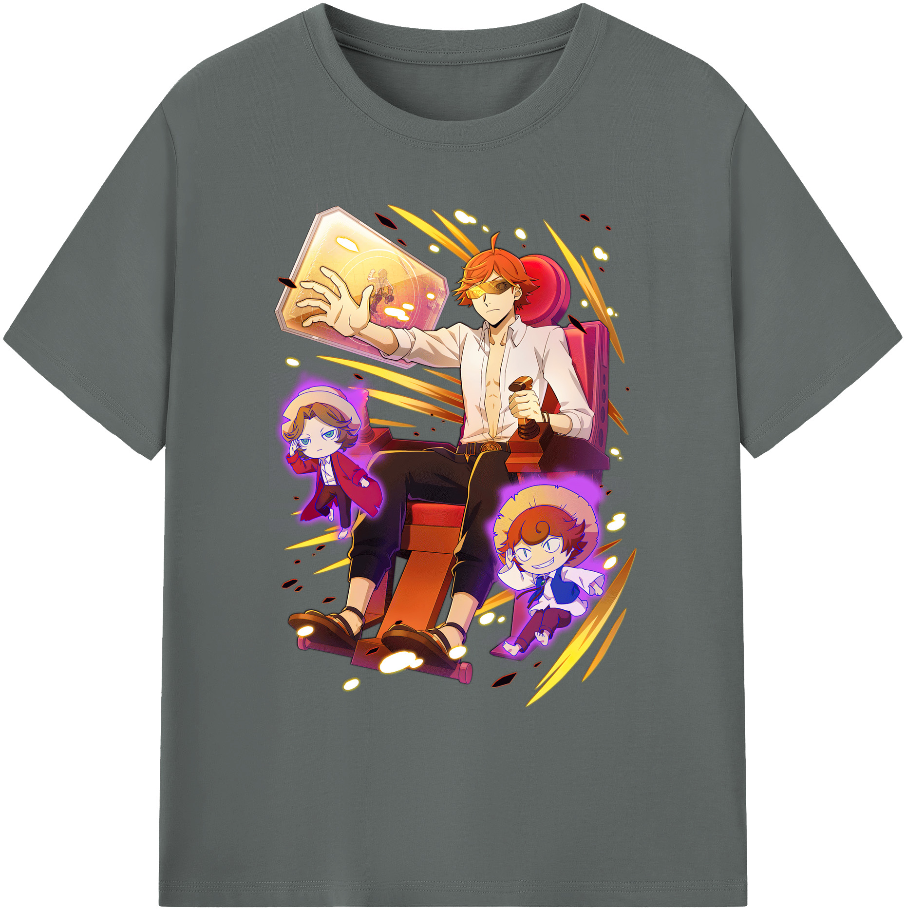 （画像用） 文豪ストレイドッグス Bungo Stray Dogs 綿100％ メンズ半袖Tシャツ｜肌触りやわらか＆通気性